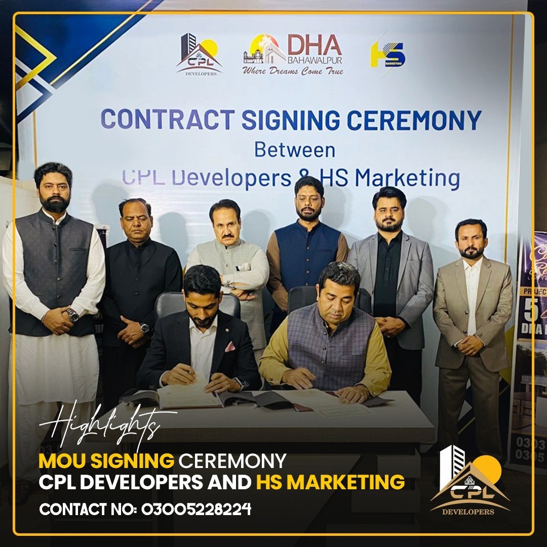 CPL Developers and HS Marketing Contract Signing - MOU Agreement for City Residencia